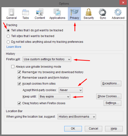 cookiesettingsfirefox